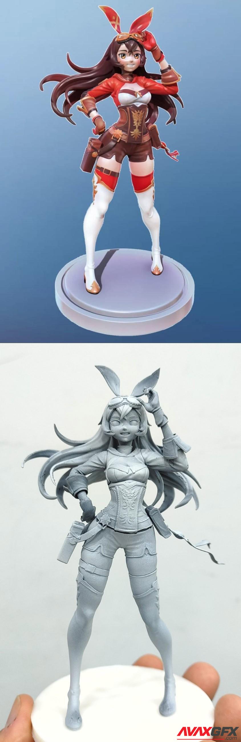 Amber Genshin Impact 3D Printable STL