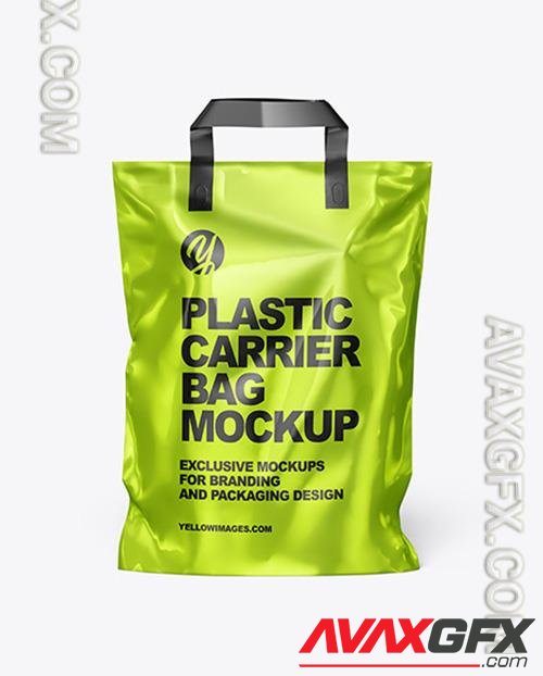 Metallic Carrier Bag Mockup 46722