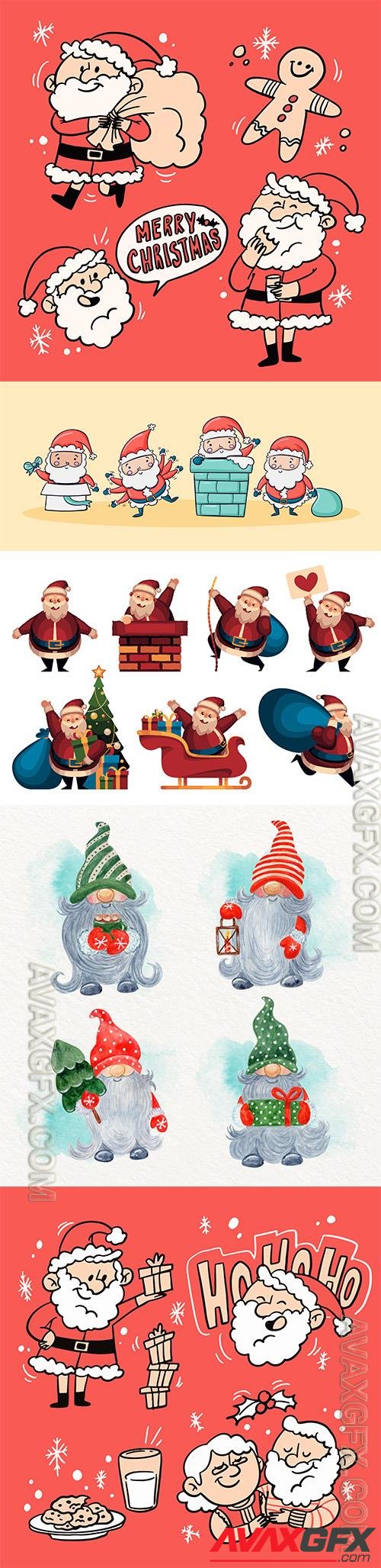 Christmas winter vector collection vol 9