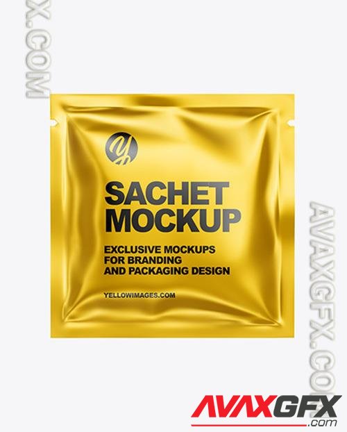 Metallic Sachet Mockup 47561