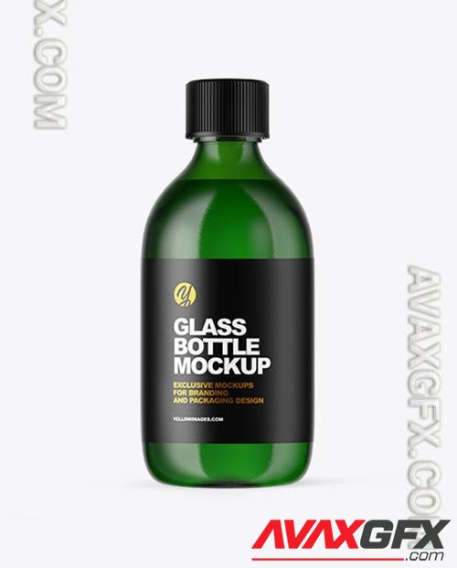 Green Glass Oil Bottle Mockup 51065