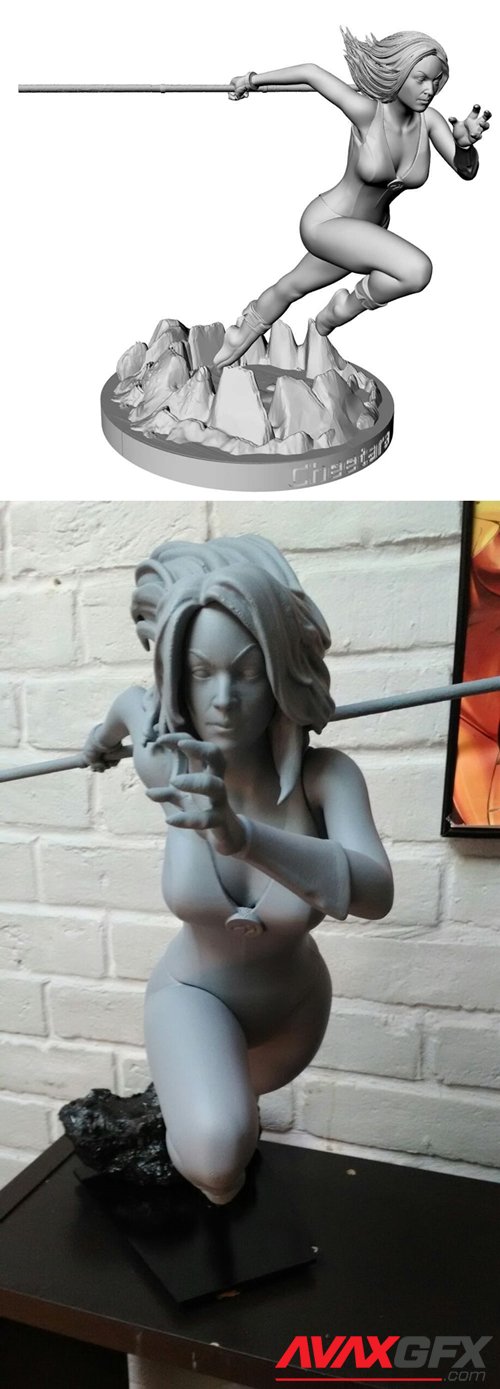 Cheetara – 3D Printable STL