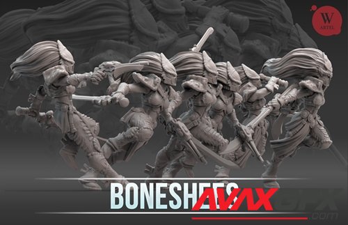 Boneshees Plus Squad – 3D Printable STL