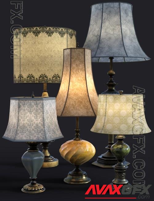 B E T T Y  Vintage Decor 03 Table Lamps