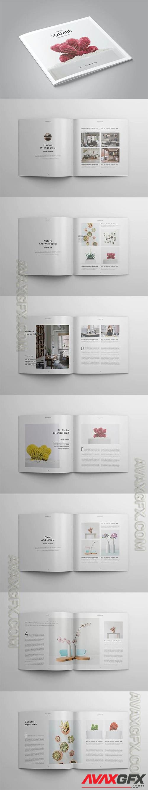 Square Magazine Template RN97ZEL