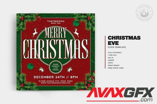 Christmas Eve Flyer Template V14 - 6710224