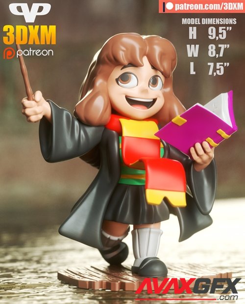 Hermiona Chibi – 3D Printable STL