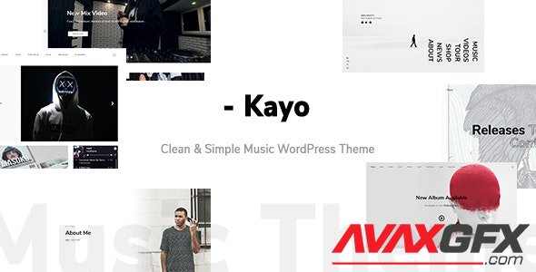 ThemeForest - Kayo v1.4.0 - Clean and Simple Music WordPress Theme - 22982302