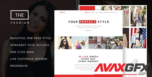 ThemeForest - The Fashion v1.4.4 - Model Agency One Page Beauty Theme - 14032825