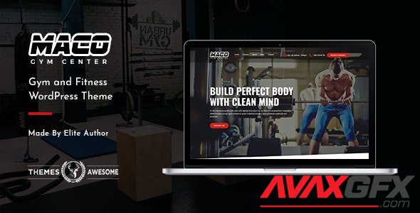 ThemeForest - Maco v1.6 - Gym and Fitness WordPress Theme - 21330629