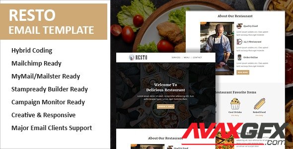 ThemeForest - Resto v1.0 - Email Newsletter Template (Update: 28 September 20) - 28671574