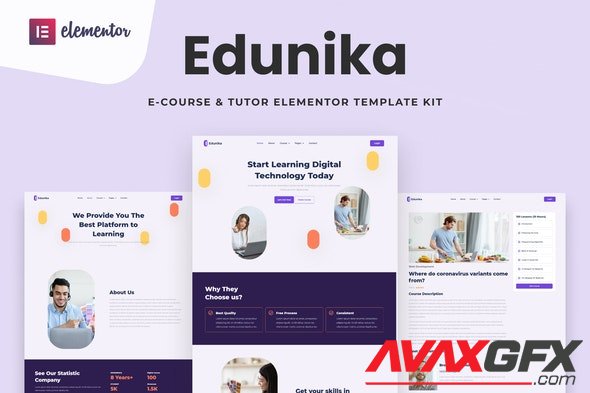 ThemeForest - Edunika v1.0.0 - Online Education Elementor Template Kit - 34831238