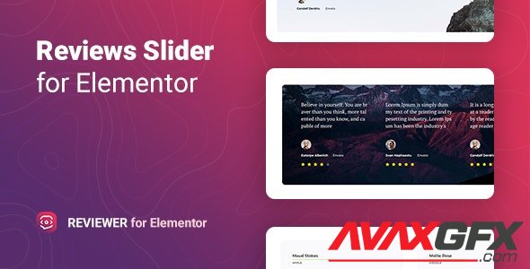 CodeCanyon - Reviewer v1.0.3 - Reviews Slider for Elementor - 32901033