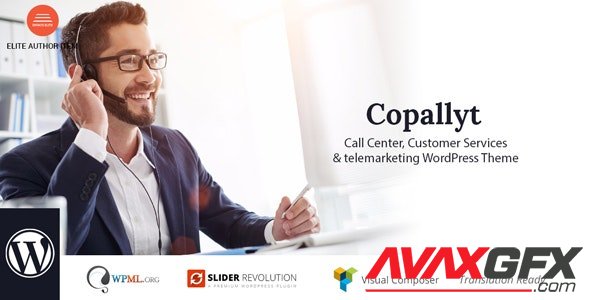 ThemeForest - Copallyt v3.8 - Call Center & Telemarketing WordPress Theme - 21062630