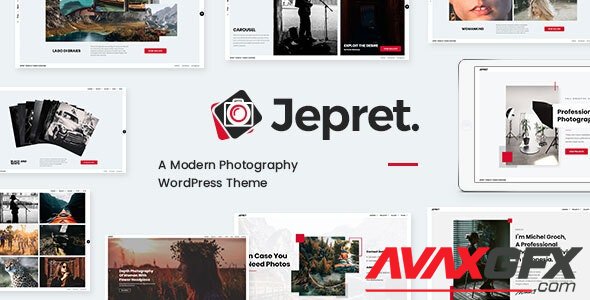 ThemeForest - Jepret v1.4 - Modern Photography WordPress Theme - 27481272