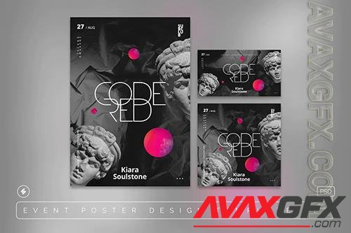 Code Red – Event Poster Template Set JS73ST8