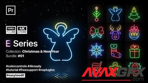 Christmas Neon Elements - 35062133