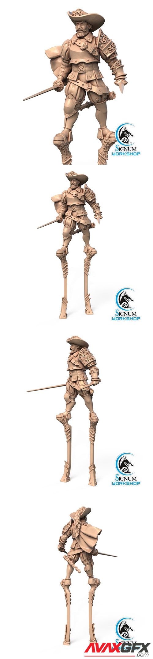 Chevalier de Batz – 3D Printable STL