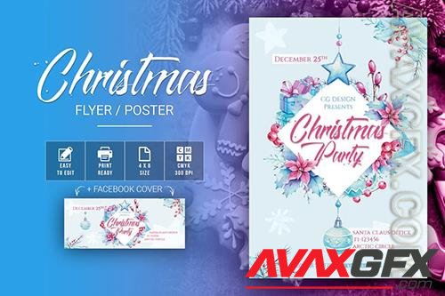 Christmas Flyer – Party Flyer Template KS5H2G8