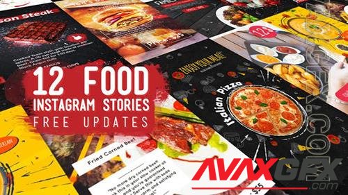 Food Instagram Stories Pack 23022716 (VideoHive)