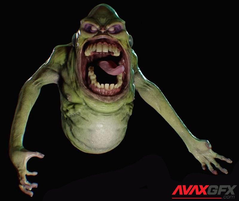 Slimer 3D Printable STL