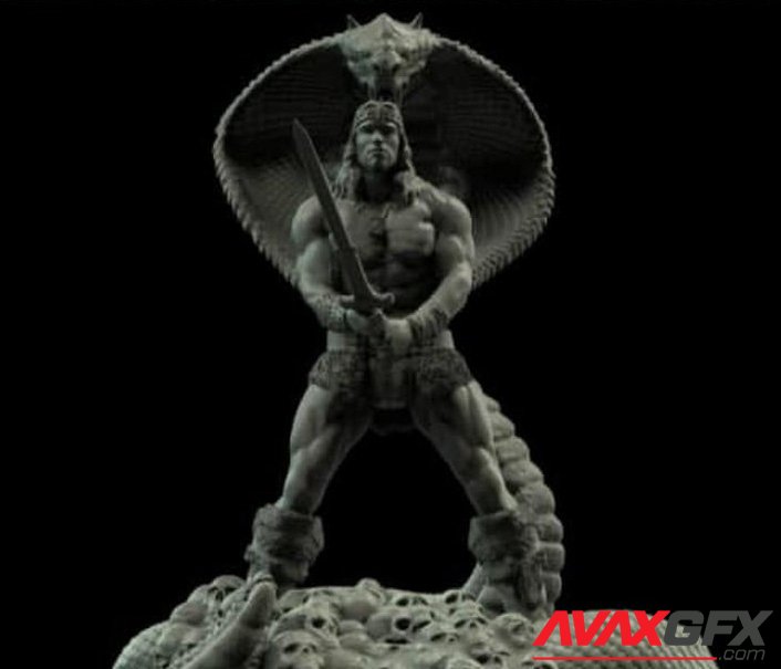 Conan 3D Printable STL