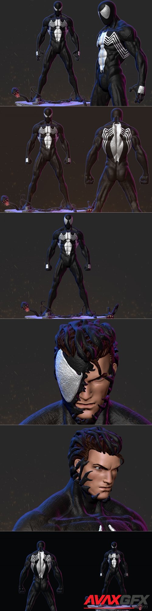 Spider-man Symbiote – 3D Printable STL