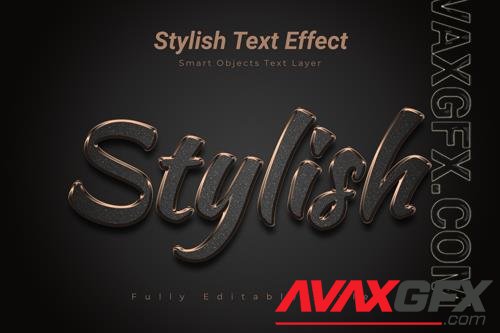 Stylish text effect psd