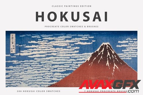 Hokusai Procreate Brushes