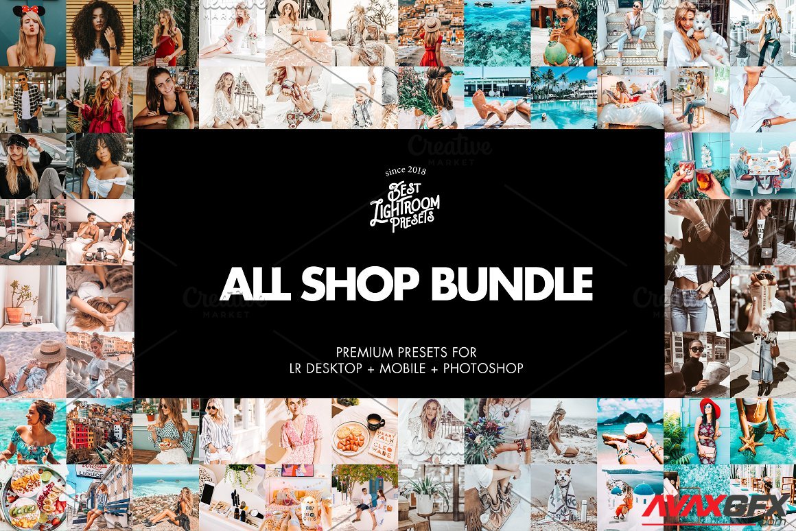 CreativeMarket - All Shop Bundle - Lightroom Presets 6638883