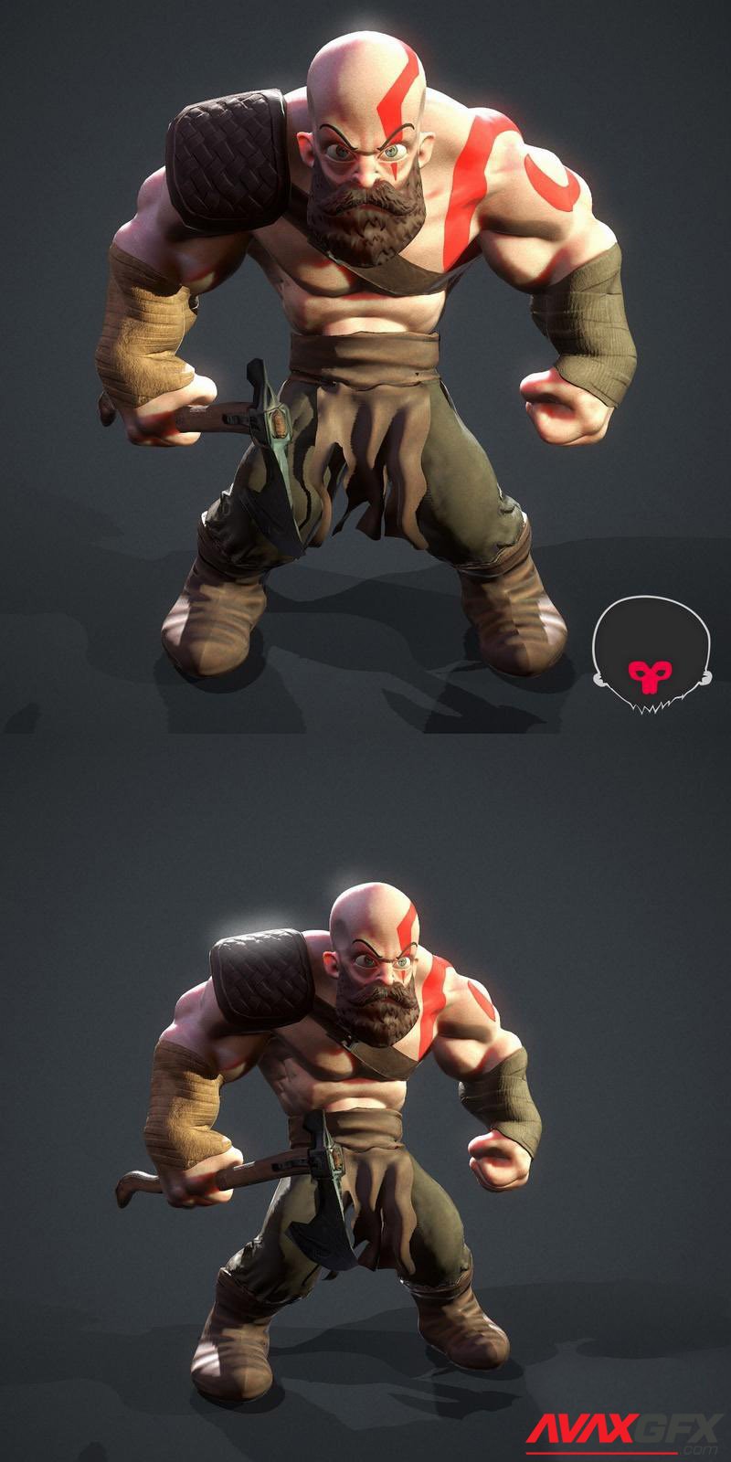Kratos from God of War 3D Printable STL
