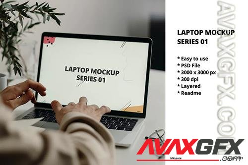 Laptop Mockup Series 01 Z7XNW46