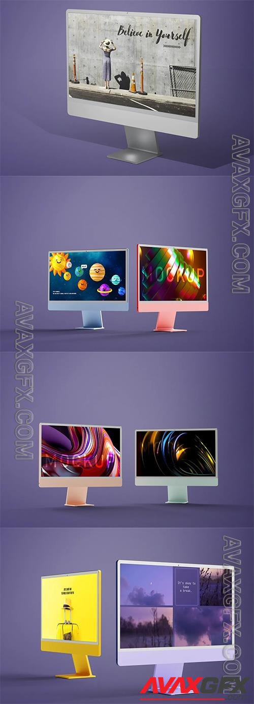 Dekstop Computer Mockups YJQZC7Q