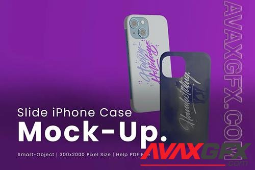 Slide iPhone Case Mock-Up EBRVXE3