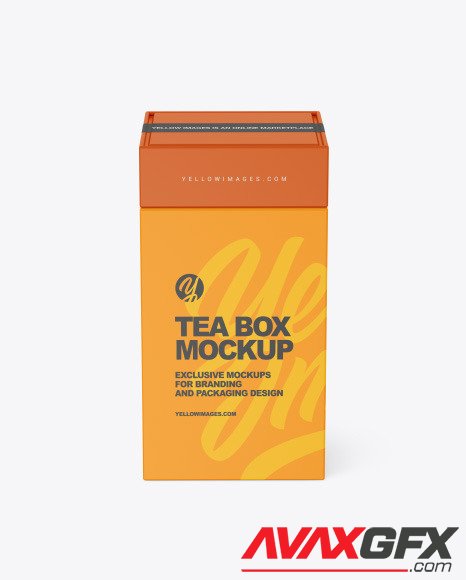 Square Tea Box Mockup 89119