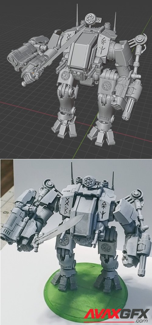 Nemesis Warsuit – 3D Printable STL