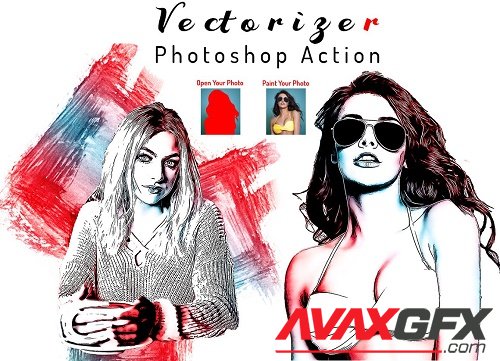 Vectorizer Photoshop Action - 6715609