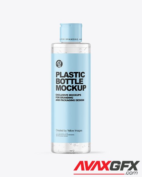 Clear Cosmetic Bottle Mockup 88908