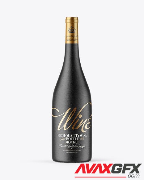 Ceramic Wine Bottle Mockup 88547