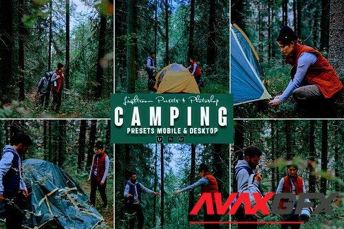 Camping Photoshop Action & Lightrom Presets