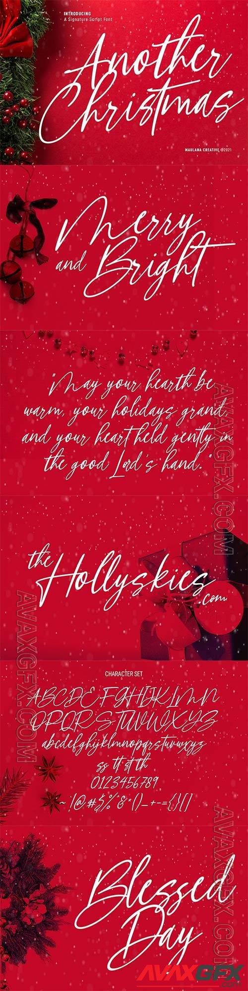 Another Christmas Script Font