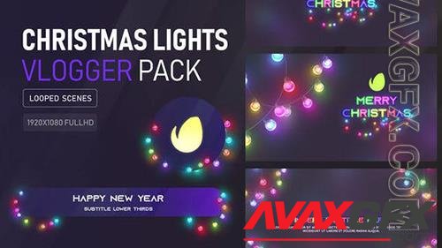 Christmas Lights Vlogger Pack 35134224 (VideoHive)