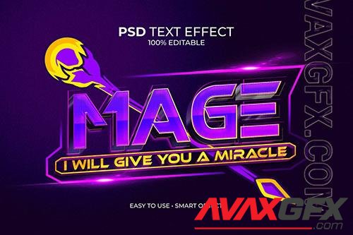 Esport Mage Logo Text Effect