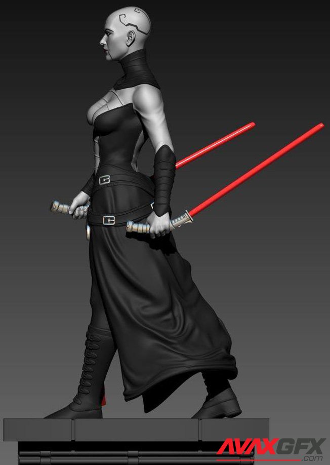 Asaj Ventress 3D Printable STL