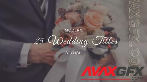 Wedding Titles 35156691 (VideoHive)