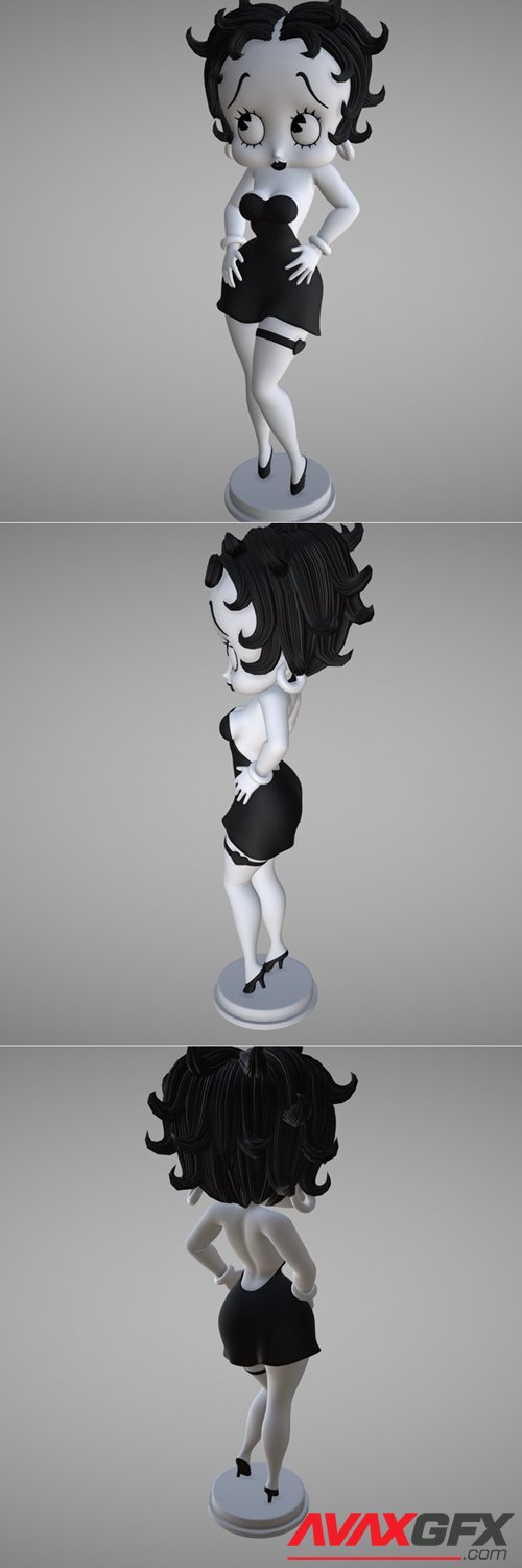 Betty Boop – 3D Printable STL