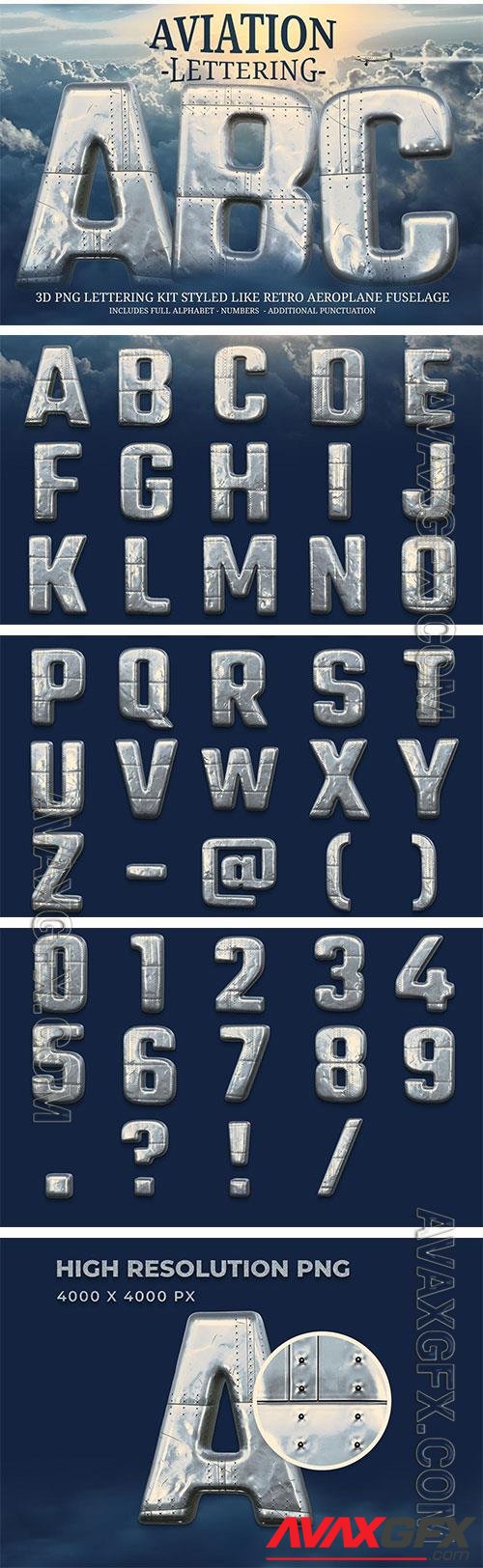 Aviation Lettering Pack