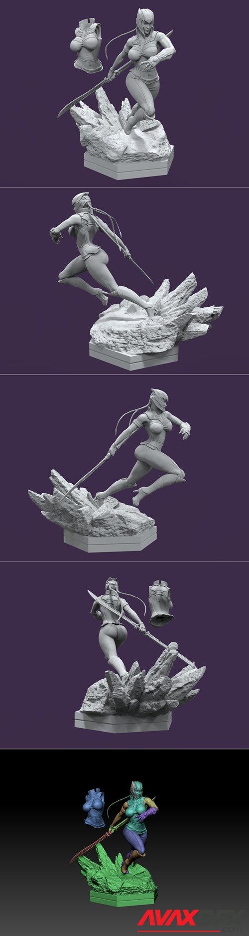 Lady thanos  – 3D Printable STL