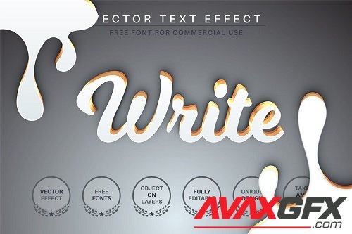 Gold White - Editable Text Effect - 6735432