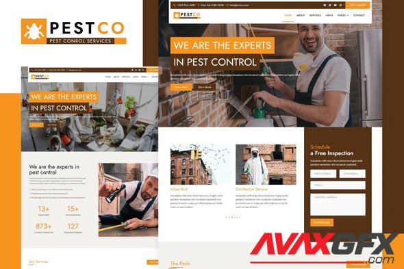 ThemeForest - Pestco v1.0 - Pest Control Template - 33364152